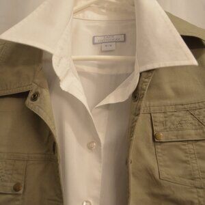 2  Classic White Cotton  Shirts Joe and Lady Hathaway 2/$28